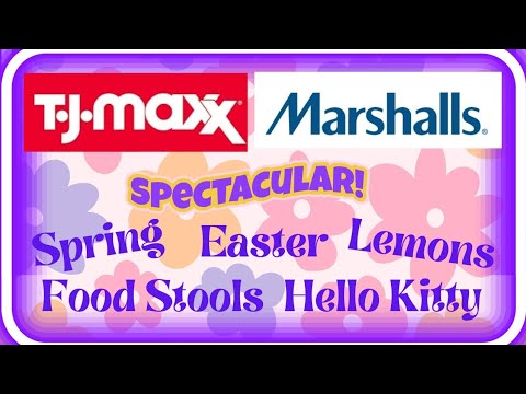 Wow! Super Fun Spring Easter Home Decor Finds at TJ Maxx and at