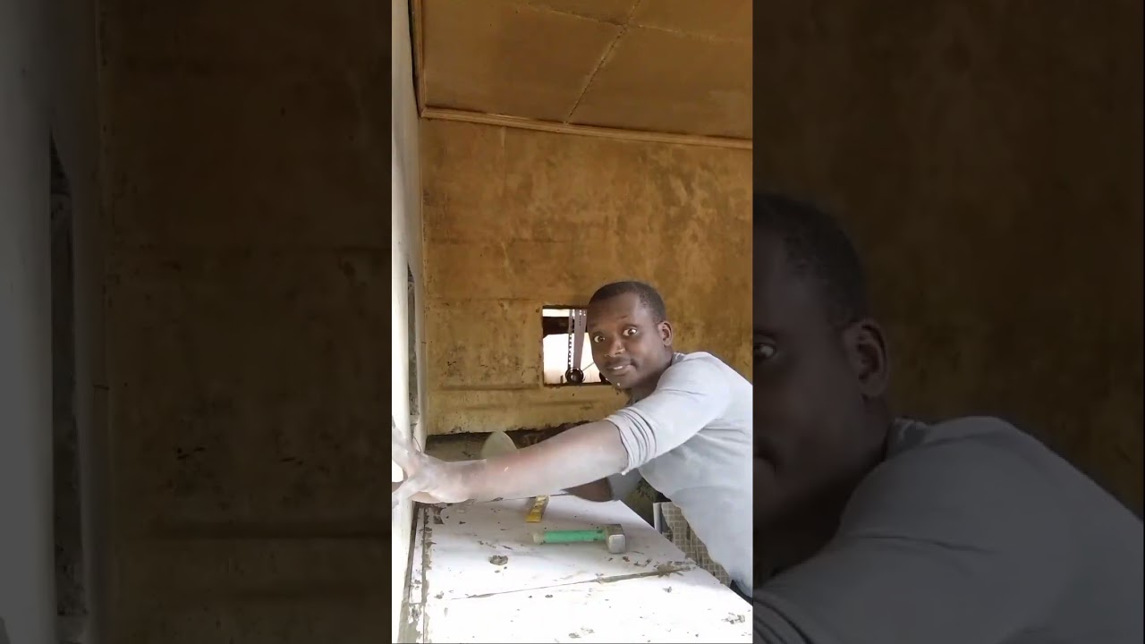 how to apply tiles on kitchen work top table t