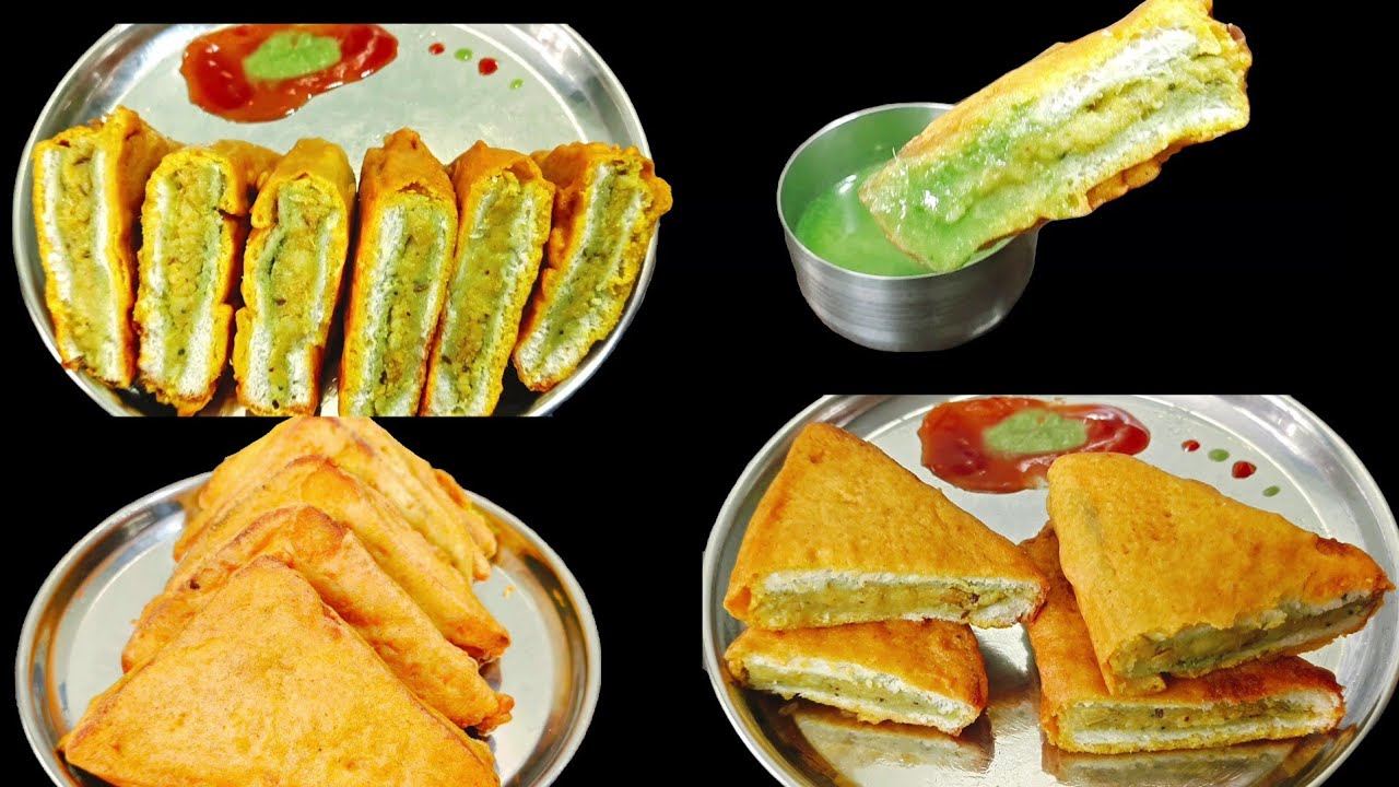 Bread Pakoda Recipe with Chatpati green chatni |  ब्रेड पकोड़ा बनाने का आसान तरीका |  Bread Pakoda