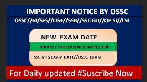 #IMP_NOTICE_OSSC OSSC MARKET INTELIGENCE INSPECTOR ADMITCARD OUT//CHECK NOW