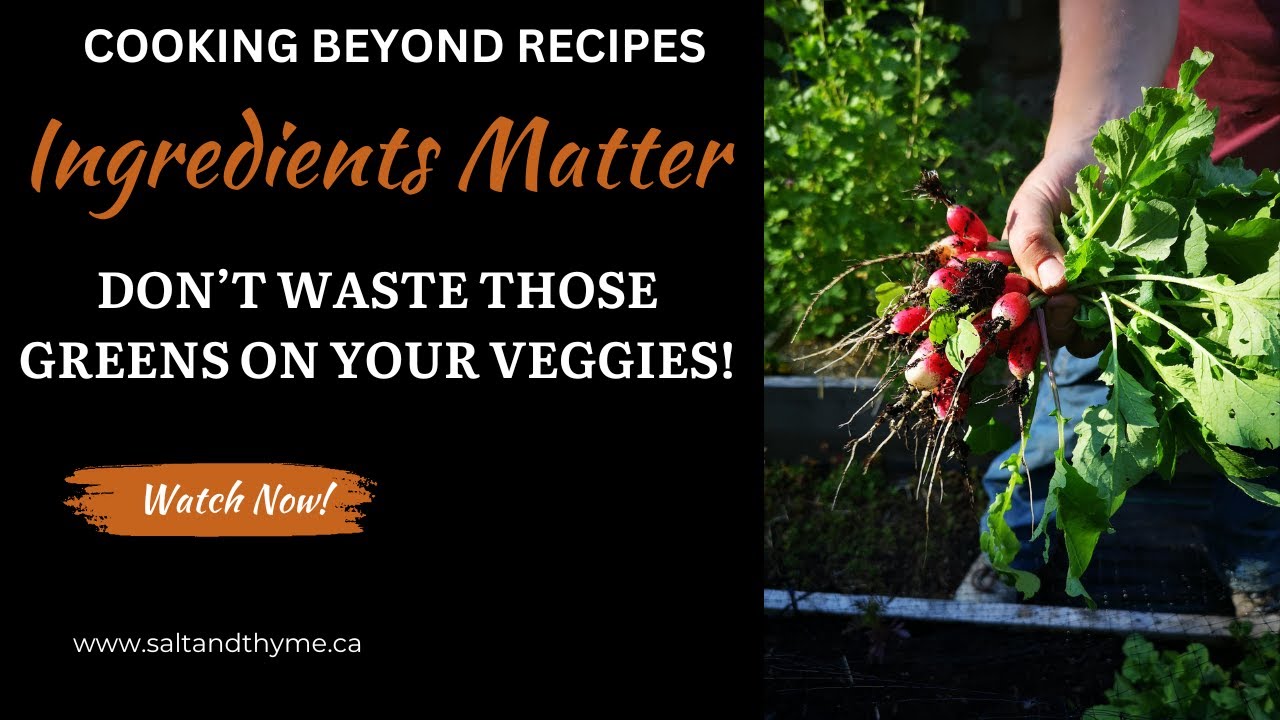 ingredients matter   greens on your veggies!