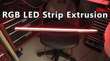 RGB LED Strip Extrusion Custom Build by SIRS E