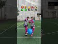 2人でバランスボールをキャッチしろw