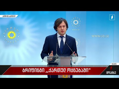 ბრიფინგი „ქართულ ოცნებაში“