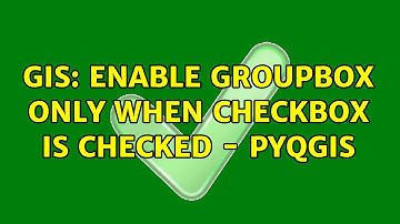 GIS: Enable groupbox only when checkbox is checked - pyqgis