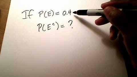 Stats:  Complement Rule