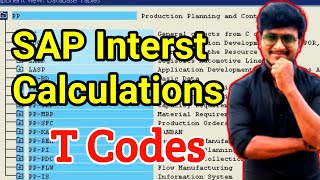 Interest calculation T Codes in SAP - FI by TuT Venky
