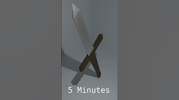 Medieval Sword Speed Model in Blender