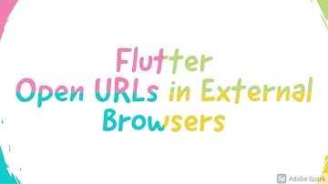 Flutter Open Apps, Launch Urls in browsers | launching URL in the mobile platform Android, iOS, Web