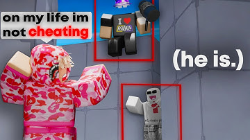 I caught a streamer CHEATING in Roblox Rivals… (BANNED LIVE)