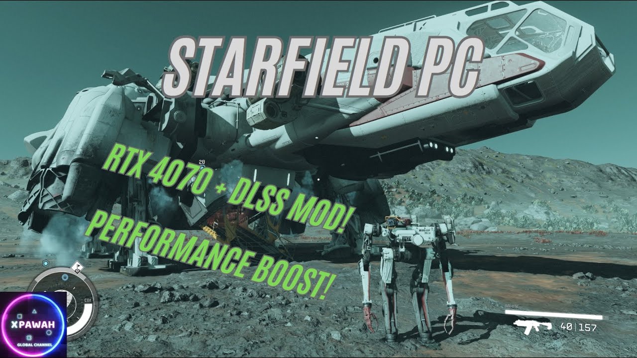 STARFIELD PC + DLSS MOD RTX 4070, I9 13900F #viralvideo #starfield ...