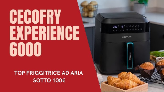 Cecofry Experience Window White 6000 Freidora sin aceite. Airfryer