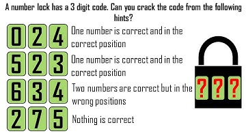 CAN YOU CRACK THE CODE? NUMBER PUZZLE