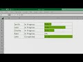 1 Minute, How to Create Progress Bars in Excel