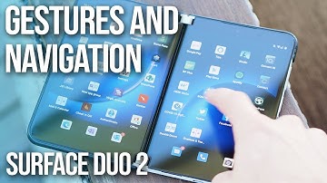 How do Gestures work on the Surface Duo 2?