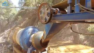 Rock gold washing plant