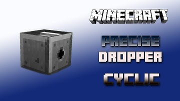 Precise Dropper 🔮 Cyclic Tutorial 1.16.5 🔮 Deutsch / German
