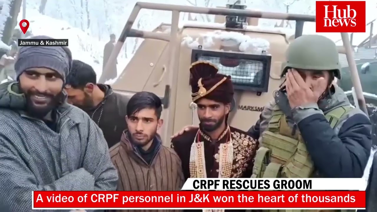 Watch | CRPF personnel rescue groom in Jammu