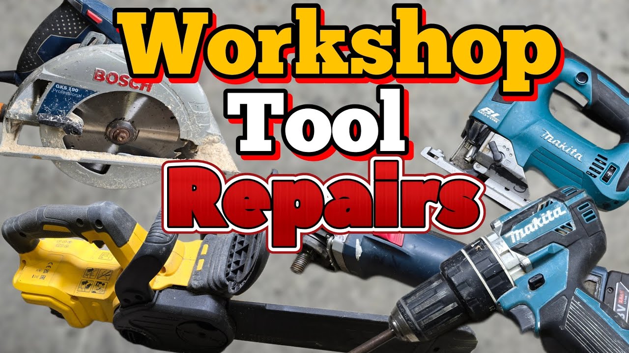 Fixing broken Power Tools in the workshop. Makita, Bosch and Dewalt 