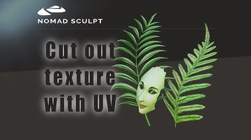 Nomad Sculpt - Cut out texture with UV (+ Outline) -High poly (V1.66 -23.10.2022)