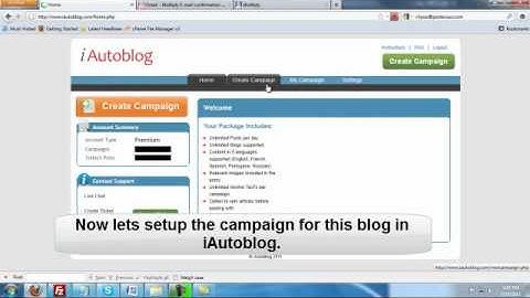 iAutoblog Tutorials - How to setup an autoblog on Multiply.com with iAutoblog