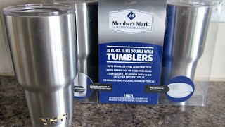 Yeti Rambler Tumbler vs Sam's Club Member's Mark Tumbler