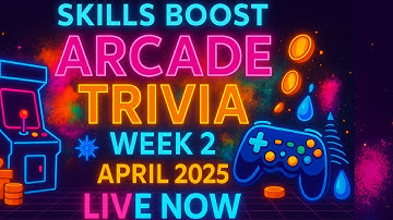 Skills Boost Arcade Trivia April 2025 Week 2 || Quiz Solution #arcade #arcadegooglecloud