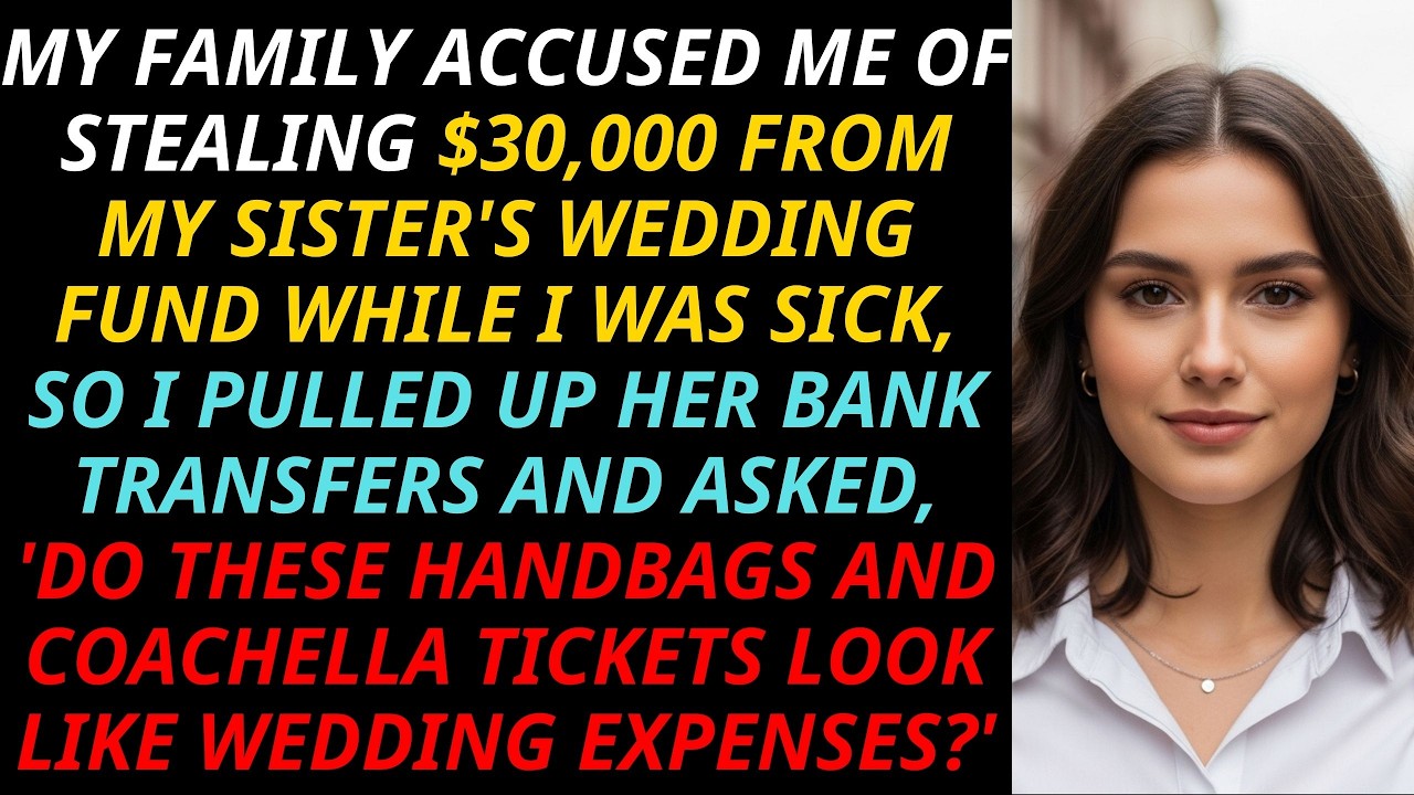 My Family Accused Me Of Stealing $30K—Then I Showed Them My Sister’s “Wedding” Receipts