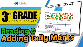 3rd Grade Math Tutorials: Reading and Adding Tally Marks
