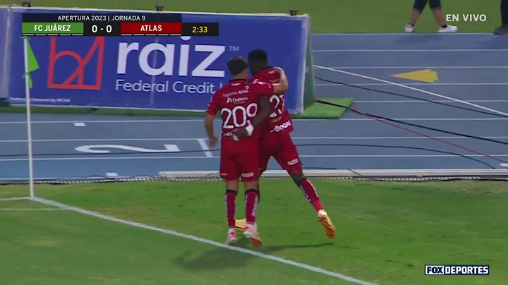Gol de Jordy Caicedo | FC Juárez 0-1 Atlas | FOX Liga MX | Jornada 9