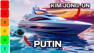 Craziest Billionaire Yacht Tier List!