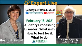 Celebrity Auditory Processing Disorder: What is it, how to test for it & what to do - Dr. Cydney Fox Net Worth