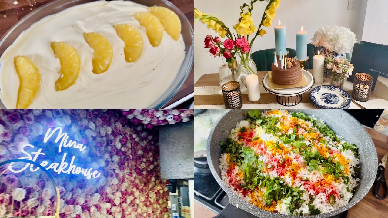 Love Served Hot 💖 Husband’s Birthday 🎂🎉 | Biryani Recipe |Lemon Velvet dessert from Umma’s Worls 🫶🍋