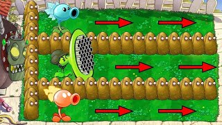 Gatling Pea Vs Snow Pea Vs Repeater Vs Dr Zomboss Vs Giga Gargantuar Plants vs Zombies Battlez