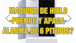 Mi Maquina de Hielo no Produce Hielo - Se prende y apaga - Como repararla? - Alarma de 6 Pitidos? by REFRITEK REFRIGERACION 315 views 1 month ago 11 minutes, 29 seconds