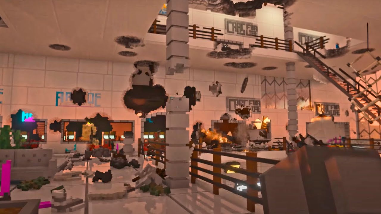 Thor's hammer destroys a Mall Mega Teardown