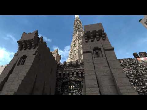 Eag on X: Old wall for a Minas Tirith test🫡 #Minecraft #Minecraftbuilds   / X