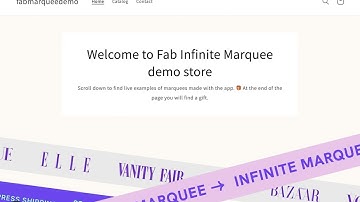 Marquee Announcement Bar for Shopify