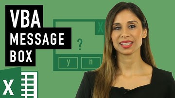 How to use the Message Box in Excel VBA (syntax you