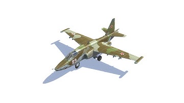 SU-25 Frogfoot PBR 3D model is now available!