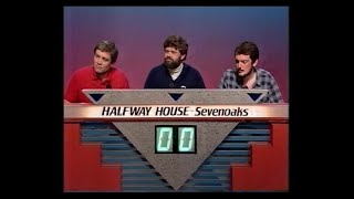 HTV | Quiz Night | Halfway House Sevenoaks vs The People's Flag Chester | 26th / 27th January 1989