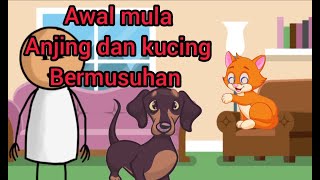 Asal mula Anjing dan Kucing Bermusuhan\/ Dongeng Anak\/ Cerita anak\/cerita anak Indonesia