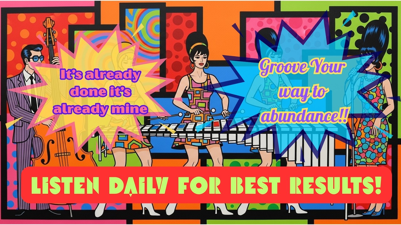 I am a money magnet | groovy sixties style manifesting song