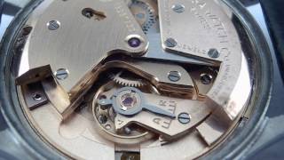 Omega automatic bumper watch movement cal.351 running.
