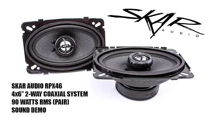 Skar Audio RPX46 4x6" 90 Watts RMS Coaxial Speaker System Demo!!!