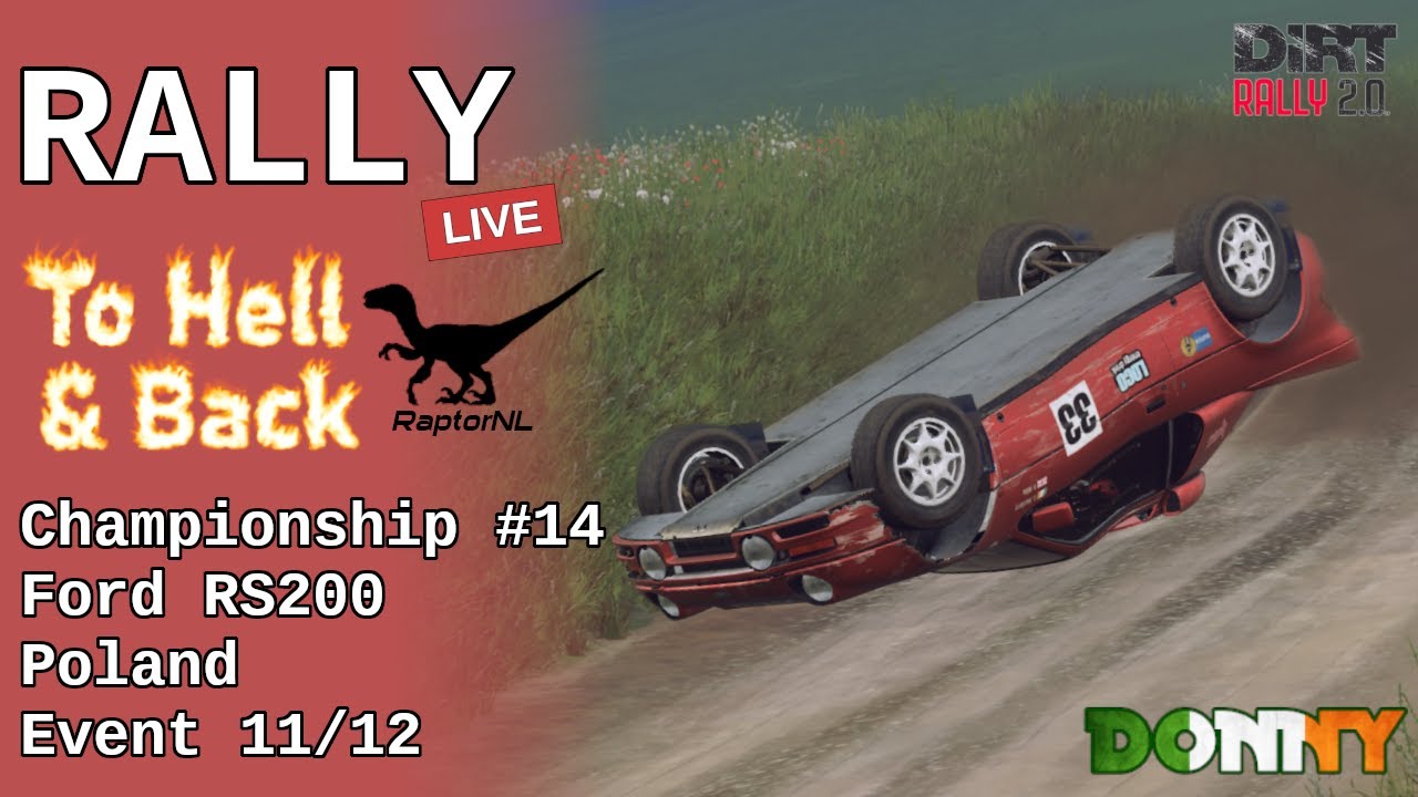 Live Rally | To Hell & Back, C14E11 | Ford RS200 | Poland | DR2