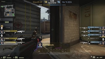 Cloud9 Skadoodle FORCES OT w/ QUAD KILL CLUTCH vs Navi Train @ ESL COLOGNE 2017