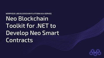 Using Neo Blockchain Toolkit for .Net to develop Neo smart contracts on Morpheus Labs BPaaS