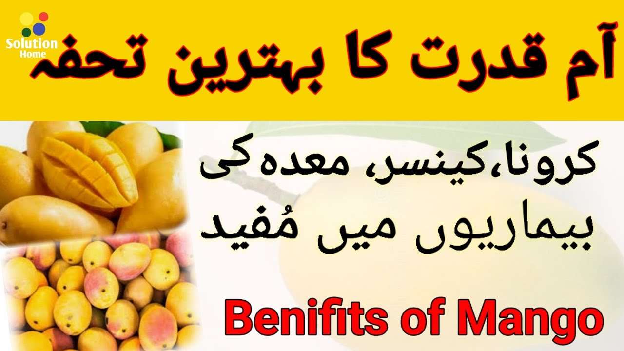 Aam k Fayde Surprising Benefits of Mangoes Urdu Hindi Solution Home YouTube