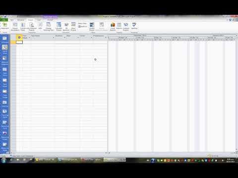 Microsoft Project 2010 Video 9 Saving as a Project Template